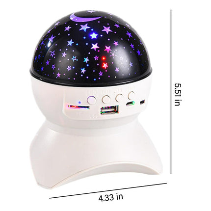 Veladora Lampara Parlante Infantil Luces Inalambrico Musica  V V