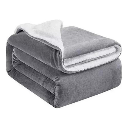 Frazada De 1 Plaza En Oferta Variedad De Colores Liso V