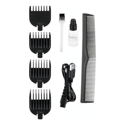 Cortapelo Enxuta 5en1 Cabezales Intercambiables, Recargable Negro