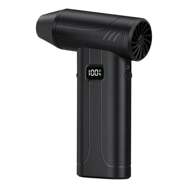 Mini Soplador Potente 6000 Mah Luz Led X9-1 Negro