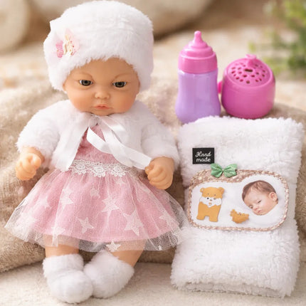 Muñeca Bebé Con Manta Y Accesorios Ty372921b