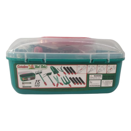 Herramientas De Jardín Juego De 15 Piezas En Valija