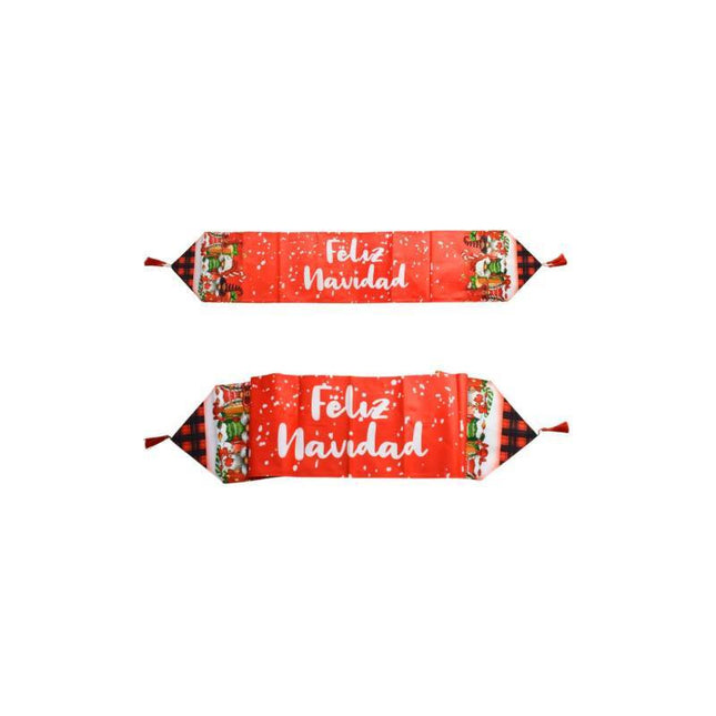 Mantel Camino De Mesa Navidad 34x180cm Varios Modelos Ccm00884