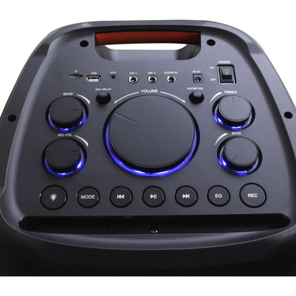 Parlante Portable Aek 2×10 S-21001 Negro