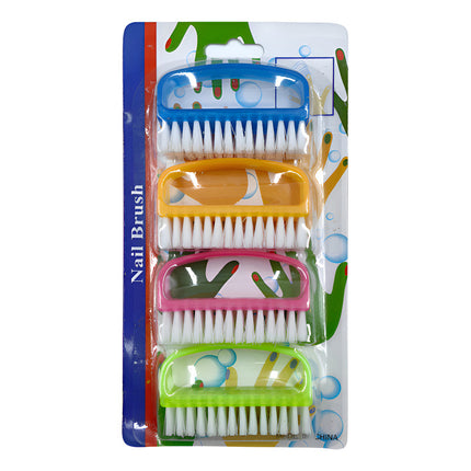 Cepillo Para Uñas X4, En Blister