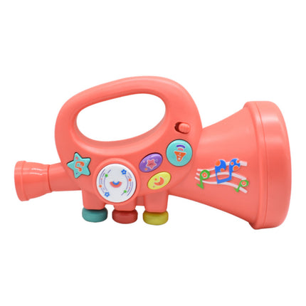 Trompeta Musical Infantil Con Luz 32 X 17 Cm