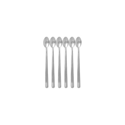 Cuchara Larga 18,5 Cm X6 Oferta Plateado Plateado