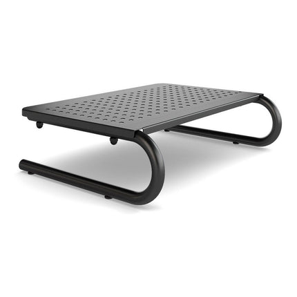 Base Soporte Elevador Para Monitor Notebooks Mejora Postura Negro