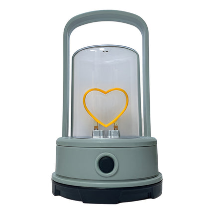 Farol Led A Pilas Corazon Iluminacion