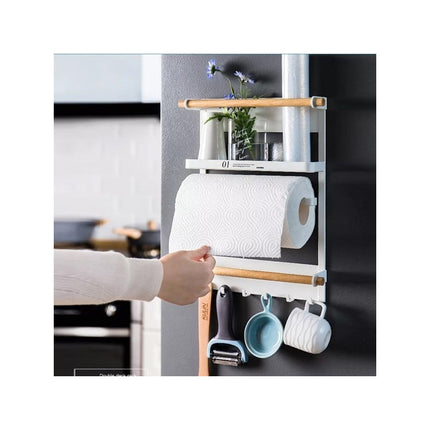 Estante Organizador Magnetico Multiuso P/cocina Acero Inox