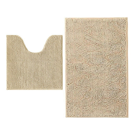 Set De Alfombras De Baño 2pcs. Peludas