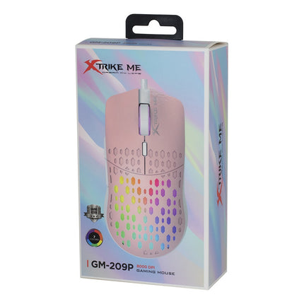 Mouse Xtrike Me Gamer Gm-209p Color Rosa Rosa