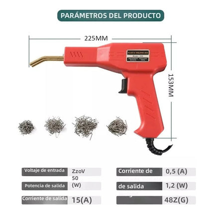 Soldador Para Plastico 50 W Con Accesorios 50