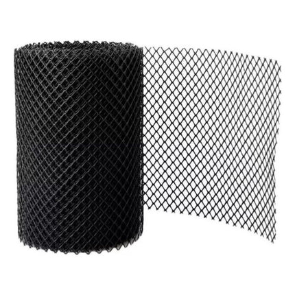 Malla De Red Negra 16cm X 5 Metros Ctl00125 Negro