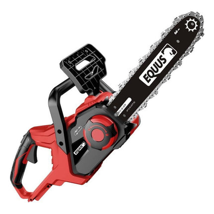 Motosierra Inalámbrica Equus 12  20v Con Bateria Y Cargador Rojo