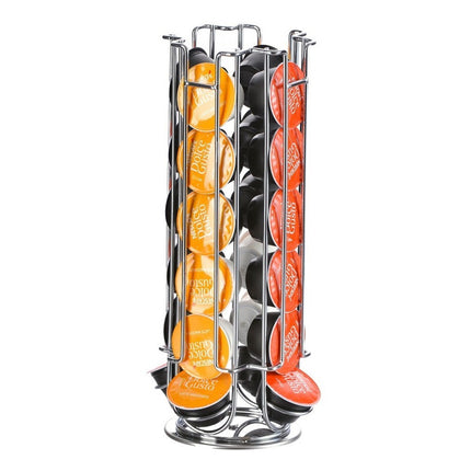 Soporte Capsulas Cafe Dolce Gusto Metal. D14x33cm Giratorio