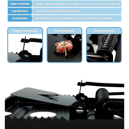 Trampa  Ratas O Raton Grande Metalica