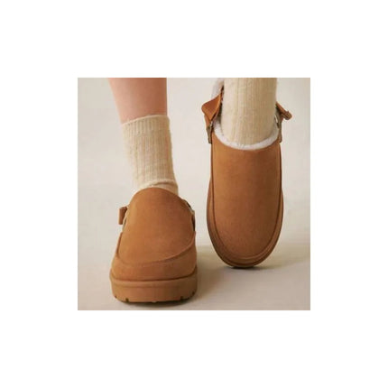 Pantuflas Zuecos Forradas Camel Cgs00777/8/9 Camel Forrada 41