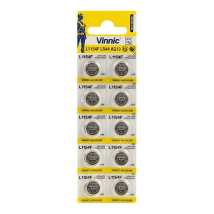 Pila De Reloj X10 L1154f Lr44 Ag13 (jtbat025)