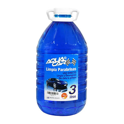 Liquido Para Limpia Parabrisas Azul 3l Aquacar