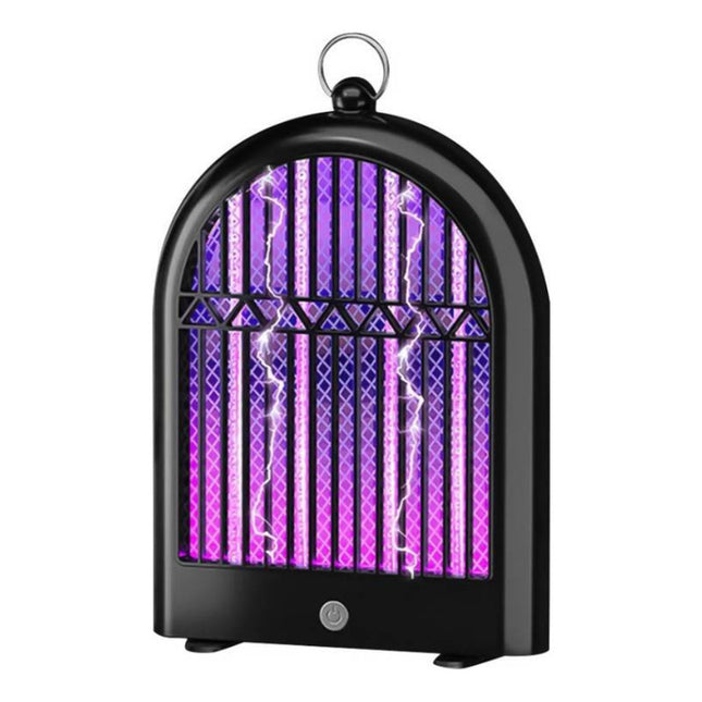 Atrapa Moscas Y Mosquitos Electrico C Luz Led