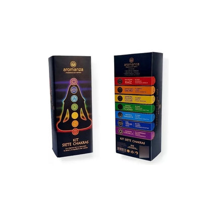 Pack Kit 7 Chakras Aromanza Premiun Espacio Sensorial Varios