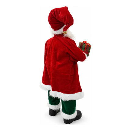 Papa Noel Decorativo 1 Metro De Alto Ccm00967 Rojo