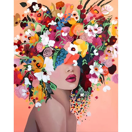 Puzzle Diamante 5d Diseño Flores