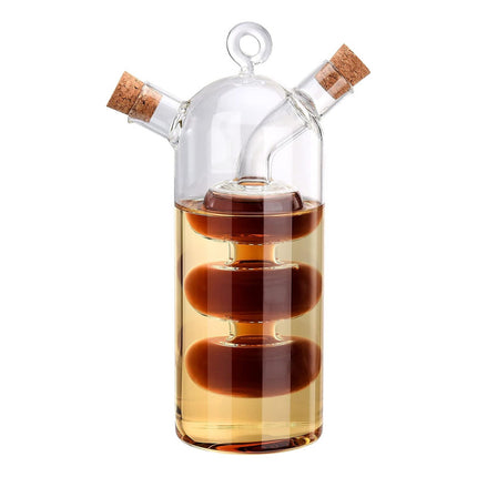 Aceitero Vinagrero Frasco  Con Doble Dispensador 2 En 1