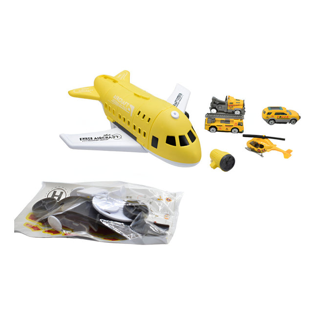 Avión Con Accesorios En Caja 27x10cm