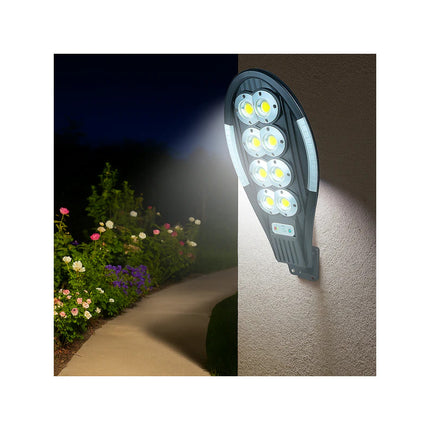 Foco Luz Solar Induction X8 Cob Negro
