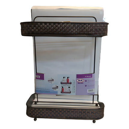 Organizador Para Baño De Colgar 2 Estantes S20042 V
