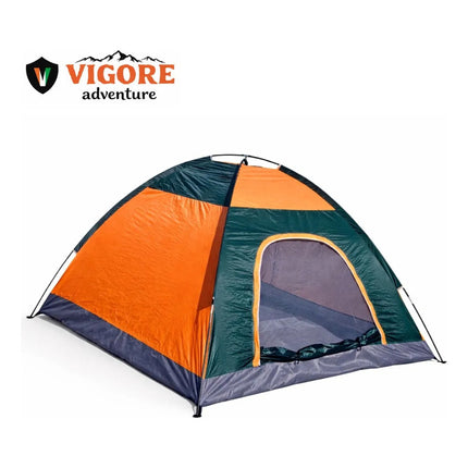 Carpa Iglú Vigore Para 6 Personas Sp38902 Verde Y Naraja