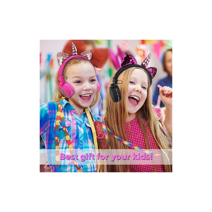 Auricular Infantil Con Bluetooth Unicornio  Rosado Rosa