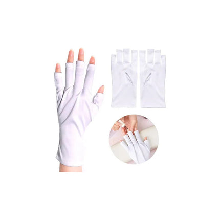 Guantes Con Protección Uv Para Lámpara De Uñas