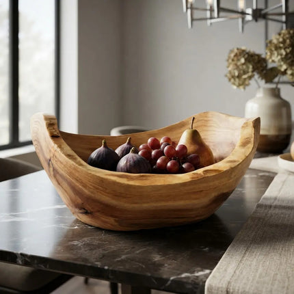 Fuente De Madera Diseño Orgánico Y Bordes  Chw03888 Madera
