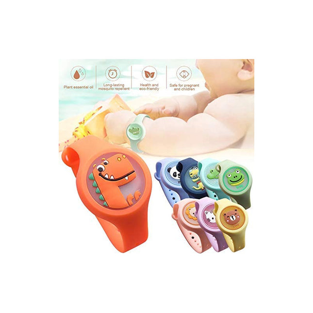 Pulsera Para Niños Repelente Mosquitos Colores Varios