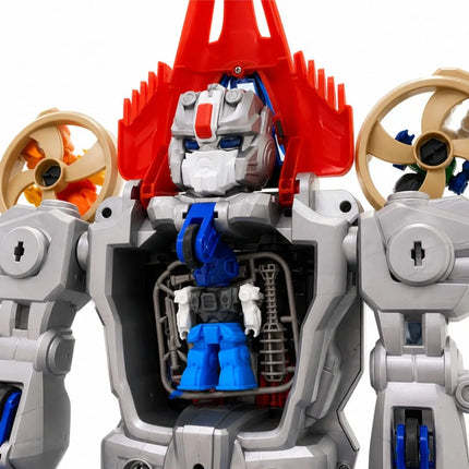 Robot Transformable Grande Con Sonido Y Luz Ty372947 Varios