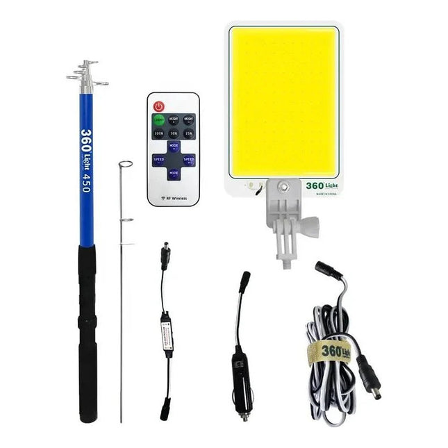 Luz De Trabajo Plegable Multifuncional Con Trípode 12v