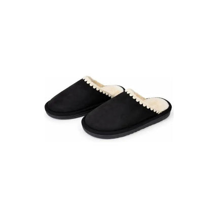 Pantuflas Forradas Negras  Cgs00735/6/7 Negro Liso 38