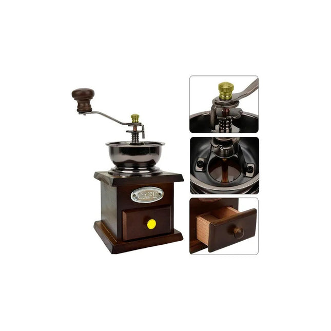 Molinillo De Café Manual Clásico Con Cajón V