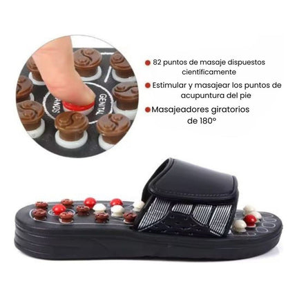 Sandalias De Acupresión Estimula Y Masajea Pies