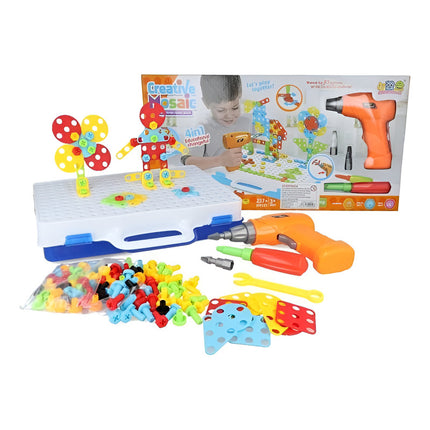 Juego Didactico 4 En 1 En Valija - 237 Piezas De Armar  V