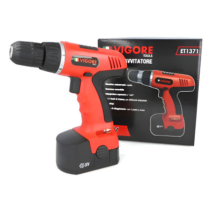 Atornillador Eléctrico Vigore 18 V Rojo