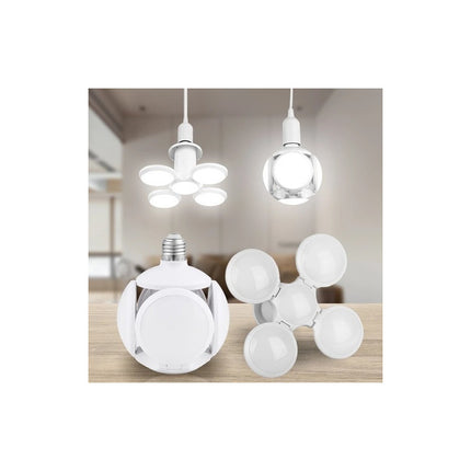 Lámpara Led 72w Articulada De Pelota A Flor E27