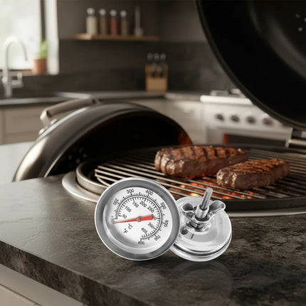 Termometro Pirometro Para Horno De Barro Vaina 4cm Gris