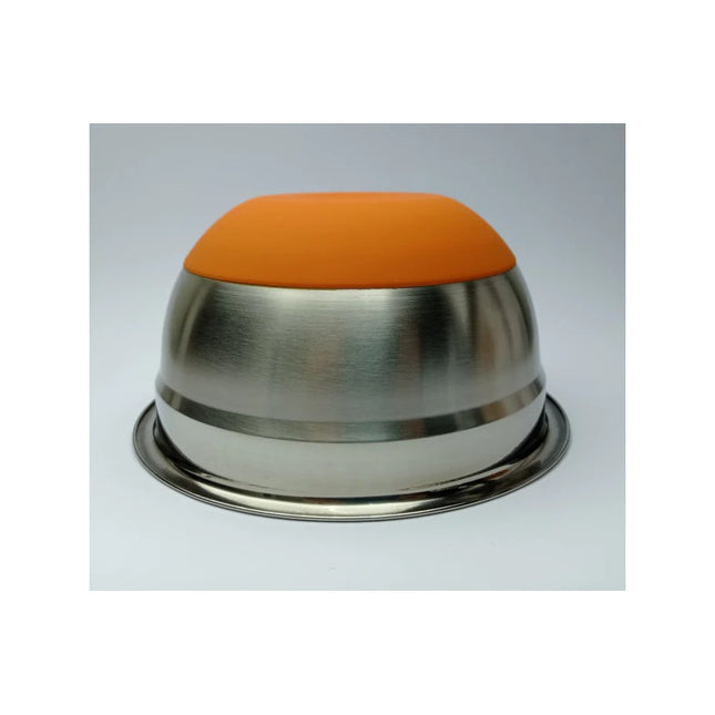 Bowl Acero 18cm Con Base De  Silicona