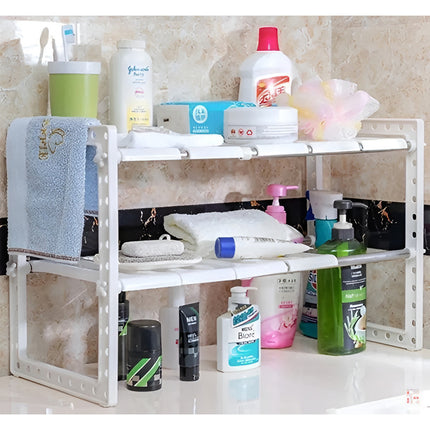 Estante Organizador Bajo Fregadero Sobre Mesada 2 Niveles