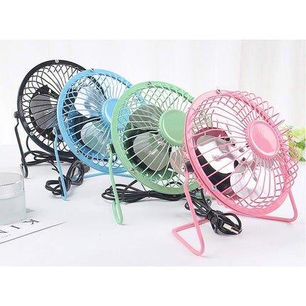 Ventilador Chico Y Portatil Conexión Usb Ideal P Escritorio 15 Cm