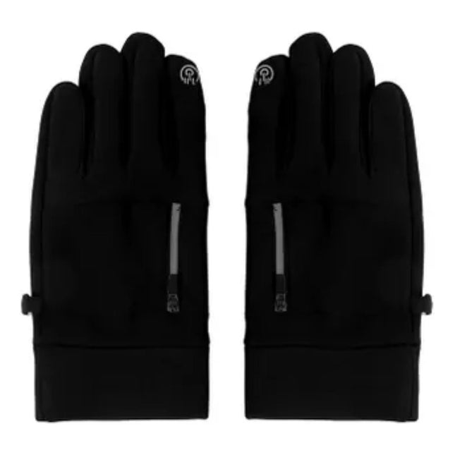 Guantes De Invierno Con Dedos Abiertos Tactiles Negro